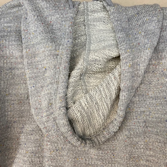 Soft Surroundings Extra Small Lazy Day Lounger Hooded Sweatshirt Gray Maxi Dress - Picture 7 of 10